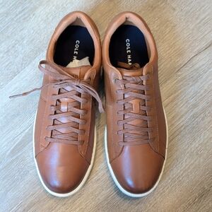 Cole Haan Men's Brown Leather Sneakers